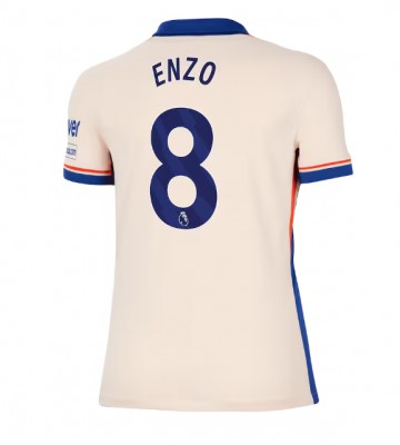 Chelsea Enzo Fernandez #8 Udebanetrøje Dame 2024-25 Kort ærmer